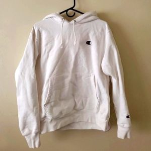 Champion reverse weave hoodie white